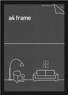 Classic Frame - Black - Fits A4 Print