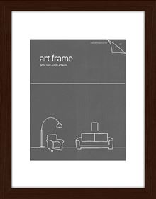 Deluxe Frame - Rustic Oak - Fits up to 37x49cm Print