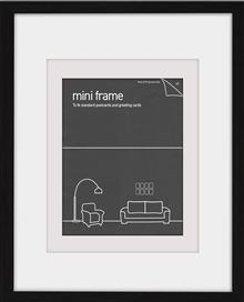 Deluxe Frame - Black - Fits up to 18x23cm Print