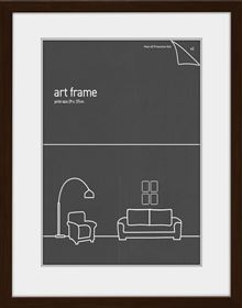 Deluxe Frame - Rustic Oak - Fits up to 29.5x38cm Print