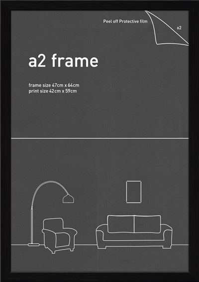 Classic Frame - Black - Fits A2 Print