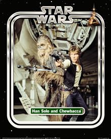 Star Wars Classic - Han & Chewie Ltd Edition Prin