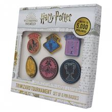 Harry Potter - Ltd Edn Set of 6 Triwizard Tournament Pin Badges