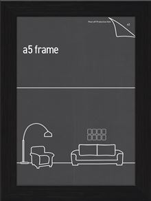 Classic Frame - Black - Fits A5 Print