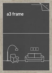 Classic Frame - Ash - Fits A3 Print