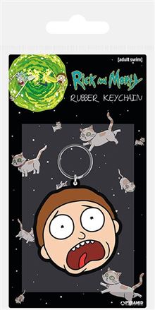 Rick and Morty - Morty Face - Rubber Keyring
