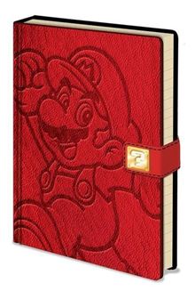 Super Mario - Red - Premium Notebook