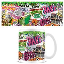TMNT: Mutant Mayhem - Sticker Bomb - White Mug