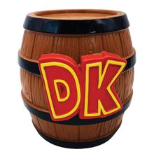 Donkey Kong - DK Barrel - Shaped Money Bank