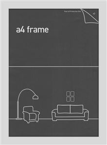 Classic Frame - White - Fits A4 Print