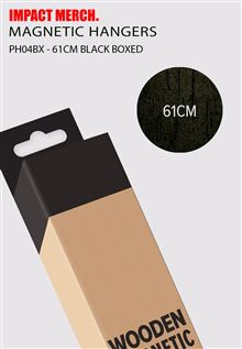 Wooden Hanger 61cm - Black Boxed - Fits Regular Poster 61 x 91.5