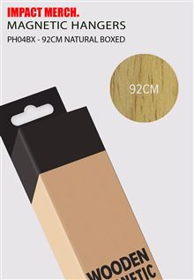 Wooden Hanger 92cm - Natural Boxed - Fits Regular Poster 61 x 91.5 Landscape