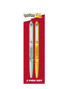 Pokemon - Yellow & Blue - 2 Pen Set