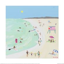 Mary Donald - Hazy Beach Days - 40 x 40 Print