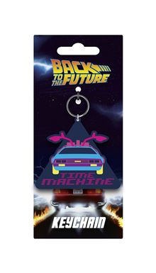 Back To The Future - Time Machine - PVC Keyring