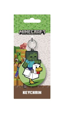 Minecraft - Chicken Jockey - PVC Keyring