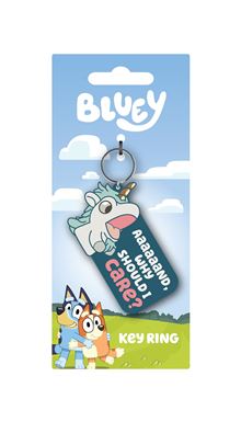 Bluey - Why Should I Care - PVC Keyring  - Independent Retail Only