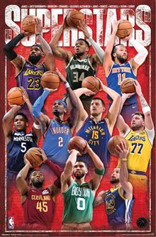 NBA League - Superstars 25 - Reg Poster