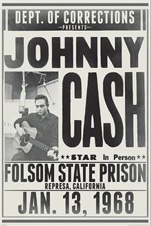 Johnny Cash - Folsom State - Reg Poster
