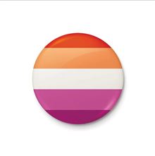 Pride - Lesbian Flag - 25mm Pin Badge
