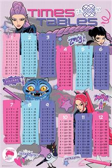 KPop Demon Hunters - Times Tables - Reg Poster