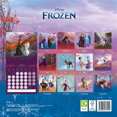 Disney: Frozen - 2025 Square Wall Calendar